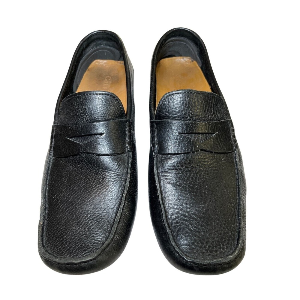 Cole Haan Men 10 1/2  Howland Penny‎ Loafer Black Tumbled Driving Shoe Comfort